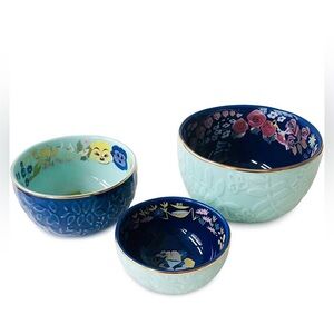 NWT *Discontinued* Disney Mary Blair Alice In Wonderland Bowl Set